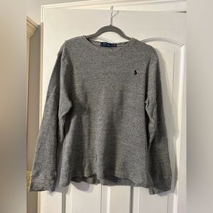 Polo Ralph Lauren Men’s Grey Waffle Knit Long Sleeve XL